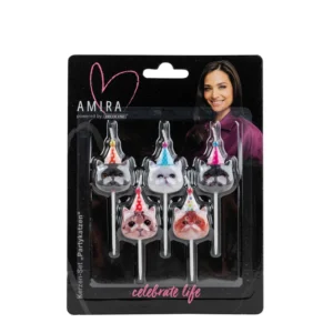 35170_Kerzen Set_Partykatzen_5 Tlg